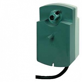 GQD..6A - Rotary air damper actuators 2 Nm, with spring return