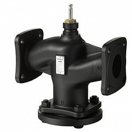 VVF42..K - 2-port valves pressure compensated with flanged connections, PN 16