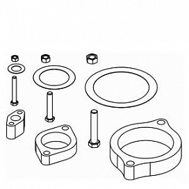 ALF41B125 - Bypass extension, flanged connections, DN125