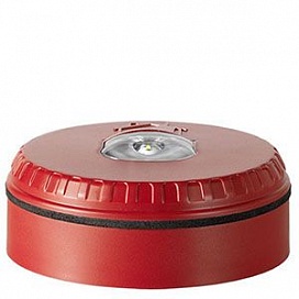 SOL-LX-W-RW - Beacon with red housing and white flash color for wall mounting