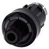 Actuators and Indicators, 22 mm, round, plastic, black