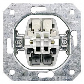 Кнопочный жалюзийный выключатель с электрической блокировкой
