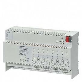 N 502/02 - Модуль управления N 502/02, для жалюзи, комбинированный актуатор жалюзи/двоичный вход, выходы 8х230V AC 16A, 8 безпотенциальных входов, на DIN-рейку, 4 ТЕ