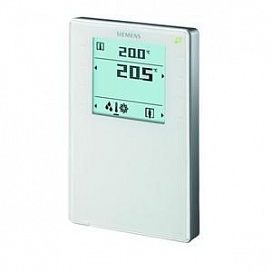 QMX3.P74 - Room operator unit KNX with sensors for temperature, humidity, CO2, segmented backlit display, touchkeys