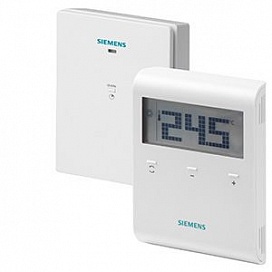 RDD100..RF.. - Wireless room thermostat with LCD