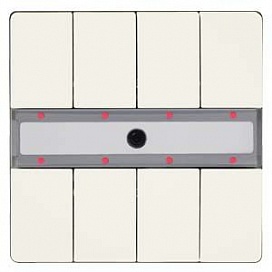 UP 287/..5 - Pushbutton with scene controller and IR receiver decoder, DELTA style
