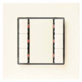 UP 223/..4 - Pushbutton with scene controller and room temperature sensor,  i-system