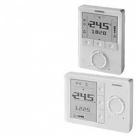 RDG1..0T.. - Room thermostat for fan coil units and universal applications, 7-day time switch