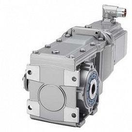 Серводвигатели с угловым геликоидальным редуктором