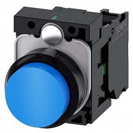Actuators and Indicators, 22 mm, round, plastic, black