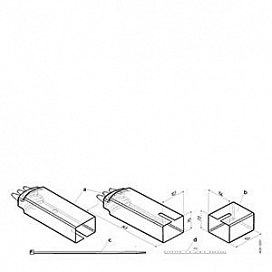 ASK75.4 - Weather shield for rotarytype actuator GBB/GCA/GIB…1E
